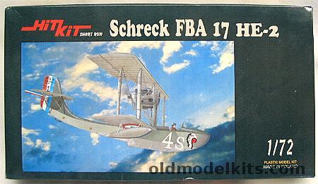Hit Kit 1/72 Schreck FBA 17  HE-2, HK015 plastic model kit